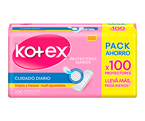 Protector Diario Kotex Cuidado Diario